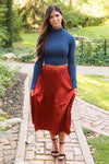 Searching For Sunset Modest Pleat Skirt Skirts vendor-unknown