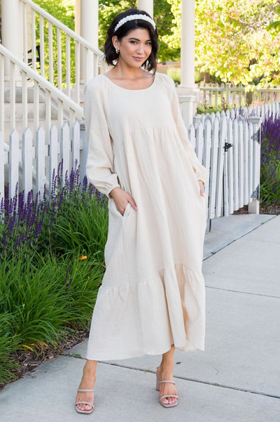 The Sophi Modest Gauze Dress - NeeSee's Dresses