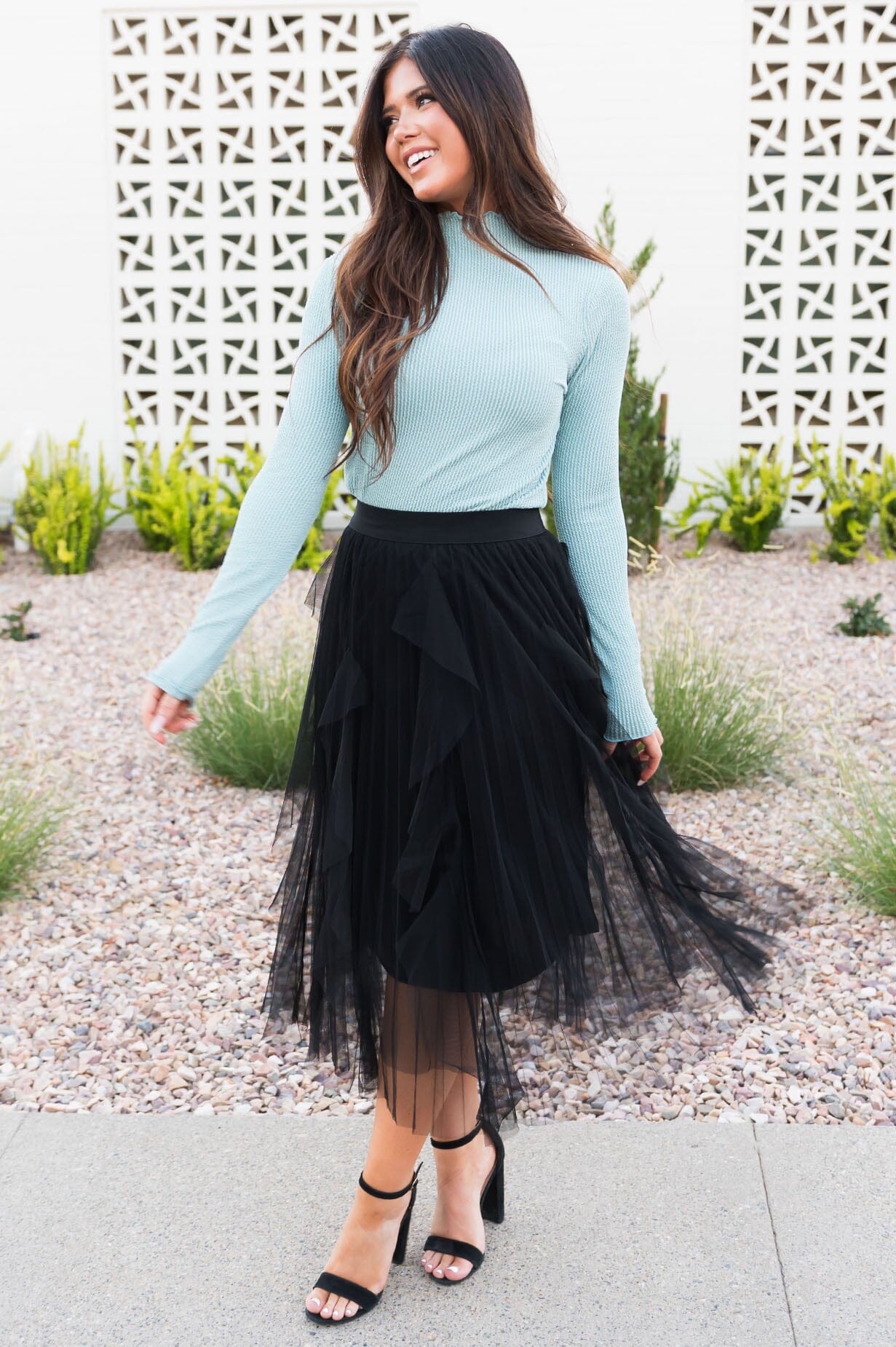 Black tulle skirt 2024 next day delivery