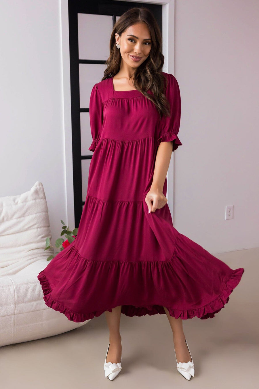 The Sophi Modest Gauze Dress - NeeSee's Dresses