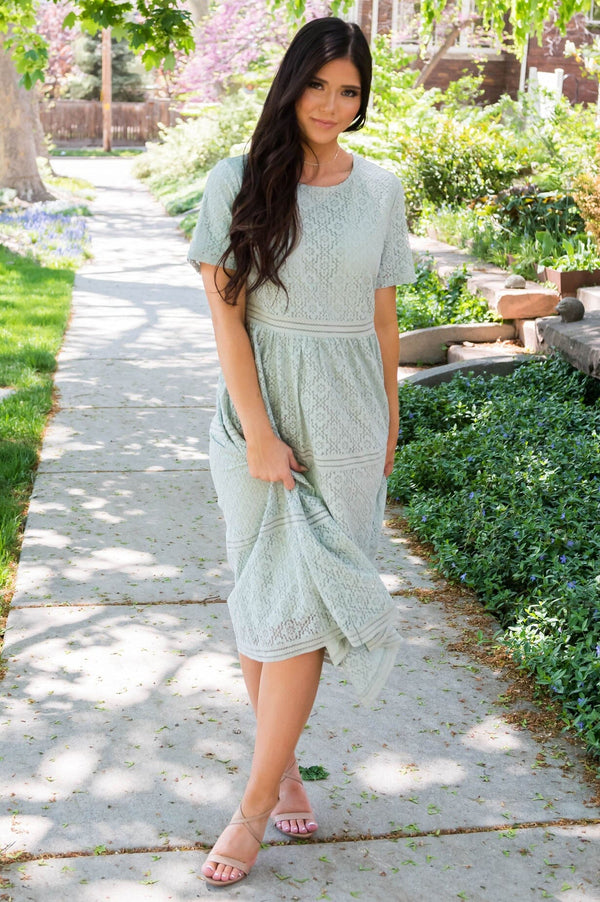 The Sabra Modest Lace Dress - NeeSee's Dresses