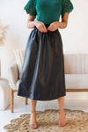 Dreams To Follow Faux Leather Skirt Skirts vendor-unknown