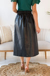 Dreams To Follow Faux Leather Skirt Skirts vendor-unknown