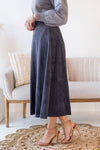 Smooth As Velvet Cord Skirt Skirts vendor-unknown