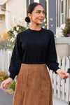 Chill Time Slouchy Sweater Tops vendor-unknown