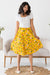 Bouquet of Flowers Modest Circle Skirt