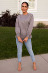 Chill Time Slouchy Sweater Tops vendor-unknown