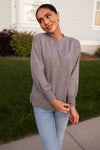 Chill Time Slouchy Sweater Tops vendor-unknown