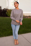 Chill Time Slouchy Sweater Tops vendor-unknown