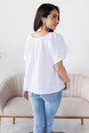 Lovely Lessons Textured Blouse Tops vendor-unknown