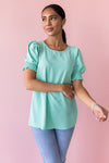 Feeling The Sunshine Puff Sleeve Blouse NeeSee's Dresses 