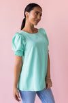 Feeling The Sunshine Puff Sleeve Blouse NeeSee's Dresses