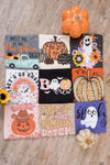 Spooky Glitter Ghost Modest Graphic Tee Modest Dresses vendor-unknown