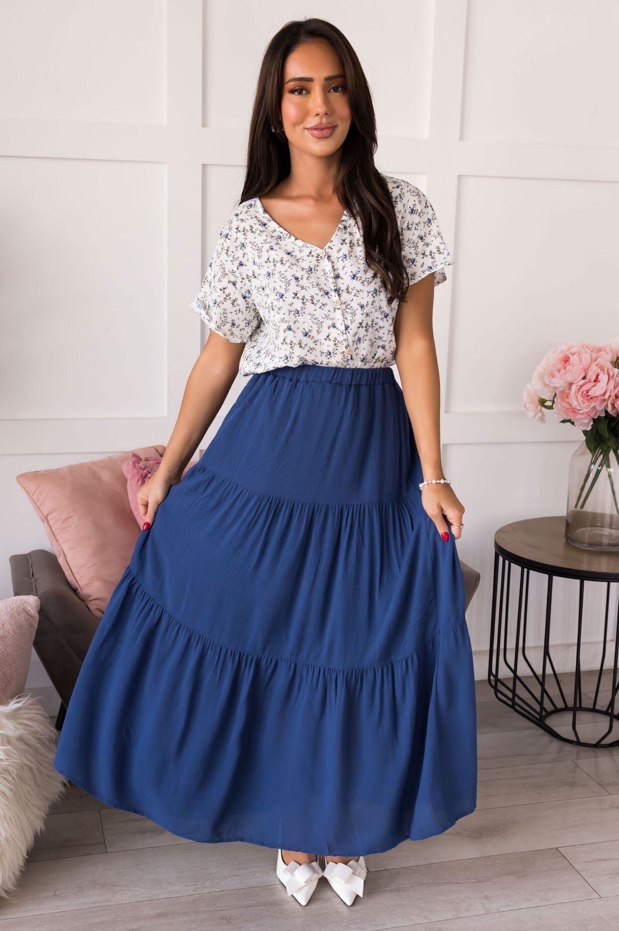 Tiered dresses and clearance skirts