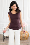 Cap Sleeve Modest Layering Tee Tops vendor-unknown