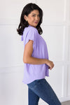 Heart & Humility Tie Back Blouse Tops vendor-unknown