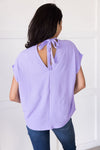 Heart & Humility Tie Back Blouse Tops vendor-unknown