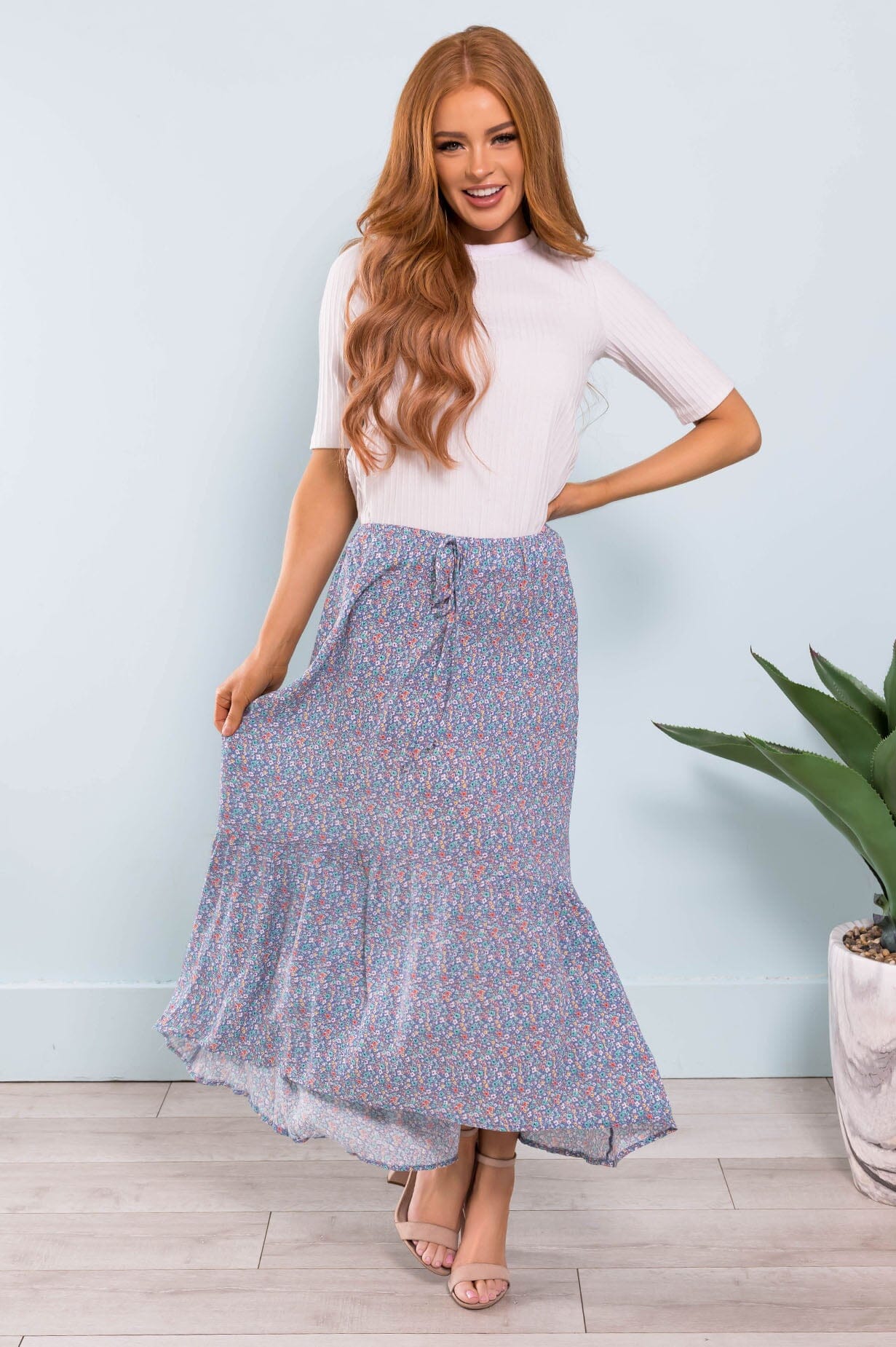 Beautiful Blooms Modest Slip Skirt