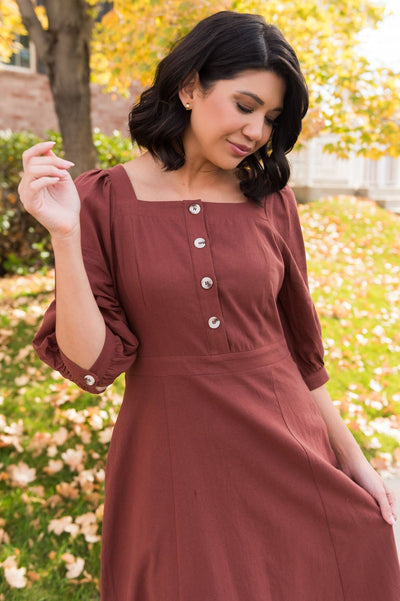 Autumn Flower dress – Simply Mod - Modest Clothing Boutique