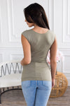 Cap Sleeve Modest Layering Tee Tops vendor-unknown