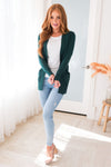 Long Distance Modest Pocket Cardigan Tops vendor-unknown