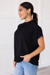 Heart & Humility Tie Back Blouse Tops vendor-unknown