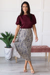 Always Included Floral Skirt Skirts vendor-unknown