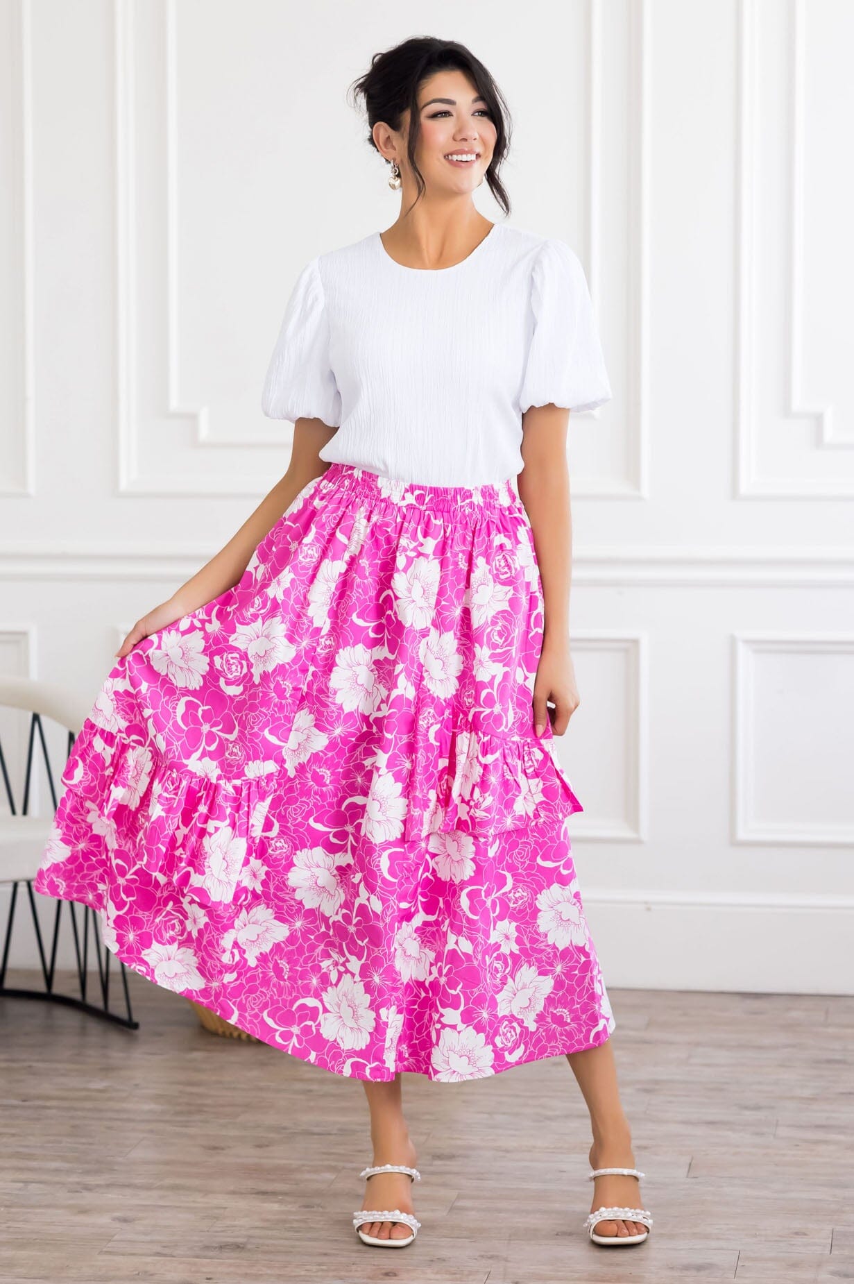 Flower Fields Maxi Skirt