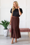 Promised High Waist Maxi Skirt Modest Dresses vendor-unknown