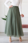 Steal The Day Tulle Skirt Modest Dresses vendor-unknown