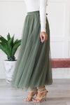 Steal The Day Tulle Skirt Modest Dresses vendor-unknown