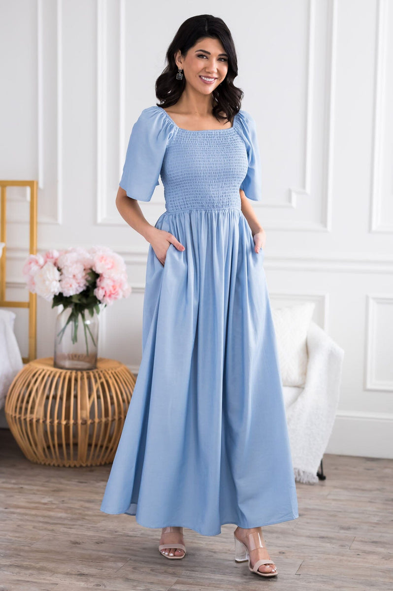 Cheap modest dresses hot sale for church