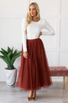 Steal The Day Tulle Skirt Modest Dresses vendor-unknown