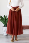 Steal The Day Tulle Skirt Modest Dresses vendor-unknown