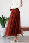 Steal The Day Tulle Skirt Modest Dresses vendor-unknown