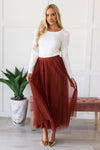 Steal The Day Tulle Skirt Modest Dresses vendor-unknown