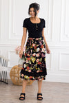 Dreaming Of You Floral Skirt Modest Dresses vendor-unknown