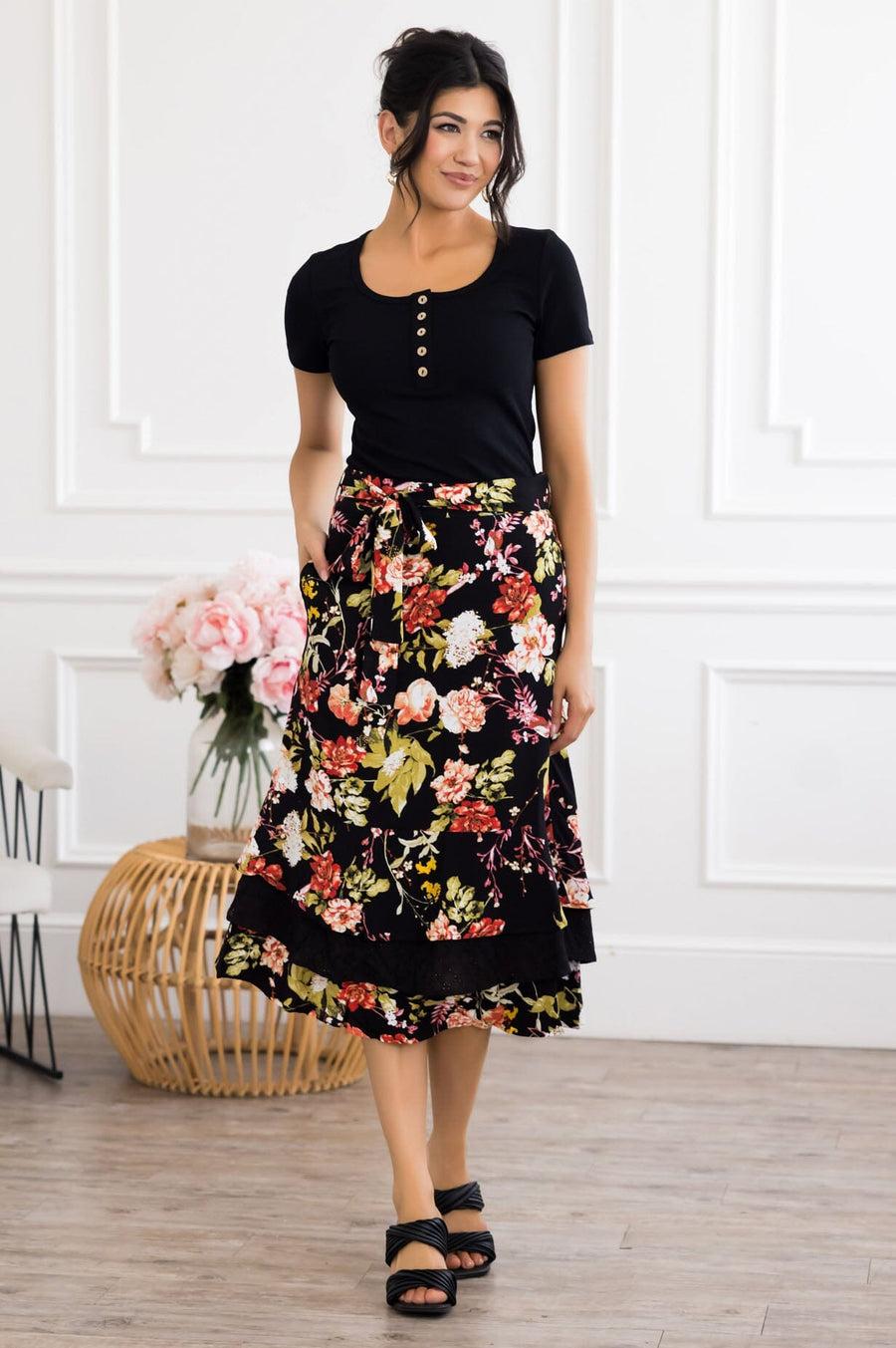 Dreaming Of You Floral Skirt