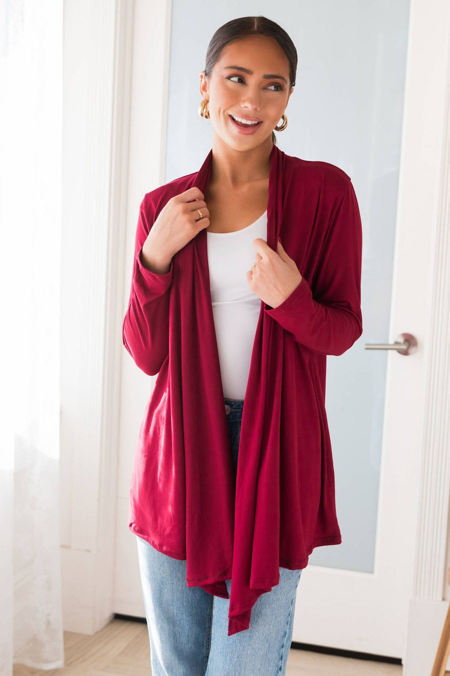 Standing Tall Modest Sweater Cardigan Modest Dresses vendor-unknown 