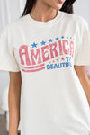 America The Beautiful Graphic Tee Modest Dresses vendor-unknown