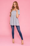 No Complications Babydoll Top Modest Dresses vendor-unknown