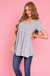 No Complications Babydoll Top Modest Dresses vendor-unknown