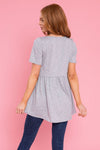 No Complications Babydoll Top Modest Dresses vendor-unknown