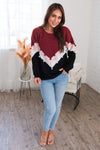 Cozy Afternoon Modest Sweater Tops vendor-unknown