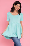 No Complications Babydoll Top Modest Dresses vendor-unknown 