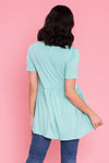 No Complications Babydoll Top Modest Dresses vendor-unknown