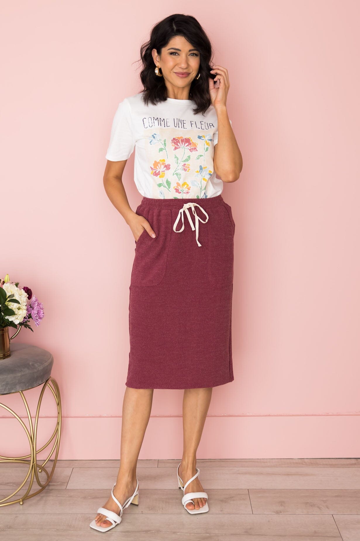 Always Included Floral Modest Skirt