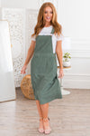 The Elles Modest Overall Dress Modest Dresses vendor-unknown