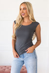 Cap Sleeve Modest Layering Tee Tops vendor-unknown