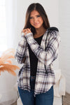 Always Go For Plaid Modest Button Front Hoodie Modest Dresses vendor-unknown 